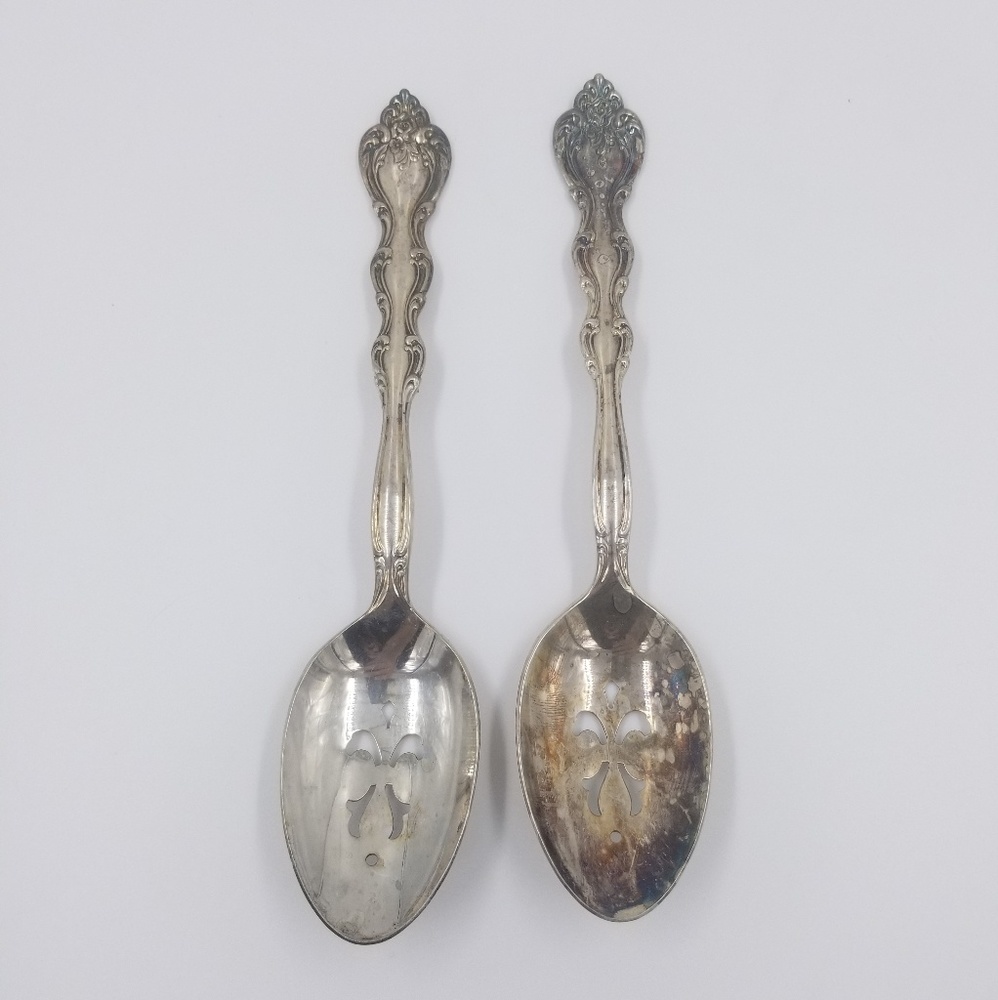  International, Silverplate Tablespoon, Pierced